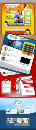 Landing Page design portfolio