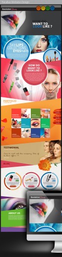 Parallax Website design Portfolio
