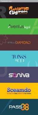 Typographic logo design 