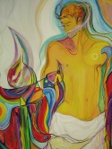 Óleo sobre lienzo.