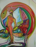 Óleo sobre lienzo.