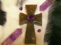 Celtic Style Cross with Amethyst