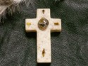 Cross with Agate and Gold Tigers Eye