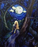 Girl under the Moon