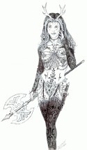 Deer Axe Maiden