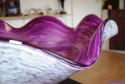 amethyst fluted bowl