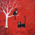 Cats.In red
