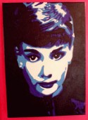 Audrey in blue
