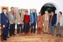 Artist Mohsen Attya in his exhibition