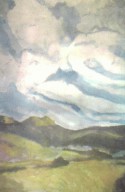 Earth Goddess Hill and Goddess Clouds Above