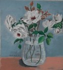 flores blancas / achrylic