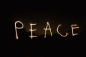 Peace-Light painting