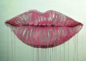 angelina puckers up