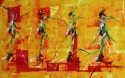 la danse des  gazelles