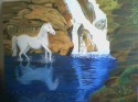 horse by the falls