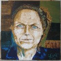 Portrait - 80 x 80 cm - huile sur toile