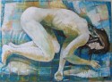 Nue - 80 x 100 cm - huile sur toile