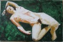 Nue - 40 x 60 cm - huile sur toile