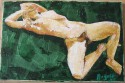 Nue - 40 x 60 cm - huile sur toile