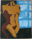 Nue - 70 x 90 cm - huile sur toile