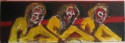Portrait multiples - huile sur toile