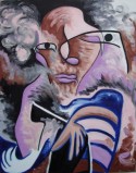 Seated man