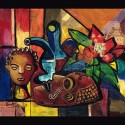 Terracotta with Mask and Still Life