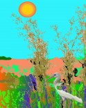 Everglades ibis art