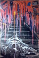 Pintando sobre un viejo cuadro