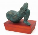 Bronce piernas verde Bronze green legs