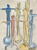 Equilibrio en el mundo - dibujo  Balance on globe