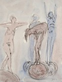 estudio para equilibrio en el mundo study drawing