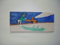Snowblowing Man