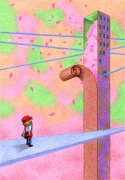 Fantasy world - Tower of cherry blossoms