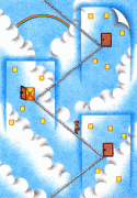 Fantasy world - Blue sky apartment