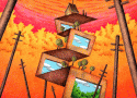 Fantasy world - House of different dimension