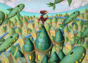 Fantasy world - Town of plant