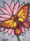 Butterfly #1  Butterfly on pink flower